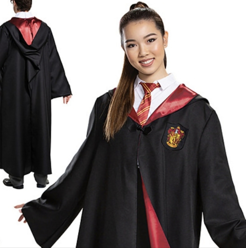Harry Potter Black and Red Gryffindor Cloak